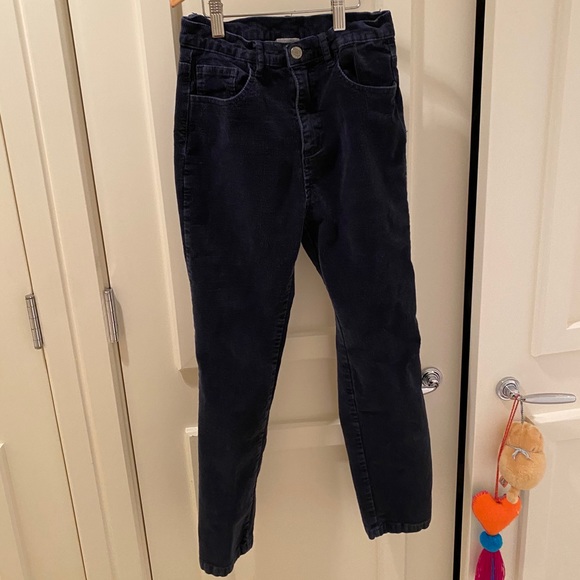 Navy Brandy Melville corduroy pants - Picture 1 of 4